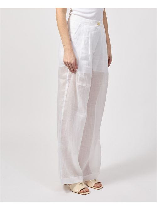 AX Women's Transparent Palazzo Pants ARMANI EXCHANGE | XW000469-AF12815U0002